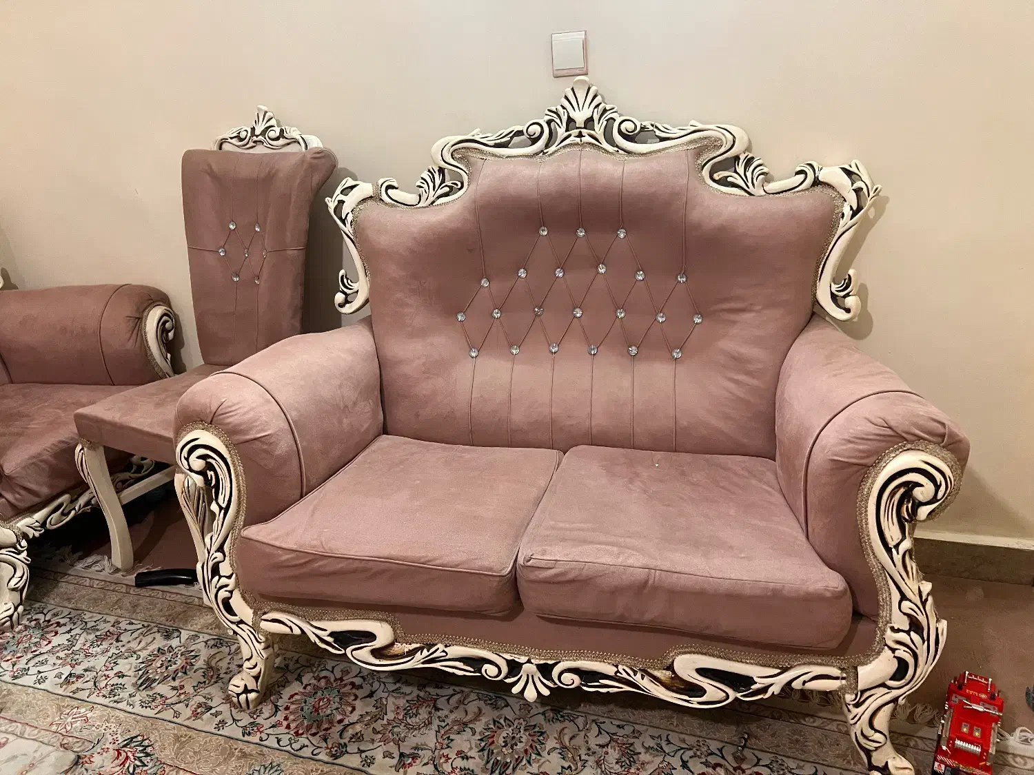 مبلمان ۷ نفره و میز و صندلی غذاخوری|مبلمان خانگی و میز عسلی|ری, فیروزآبادی|دیوار