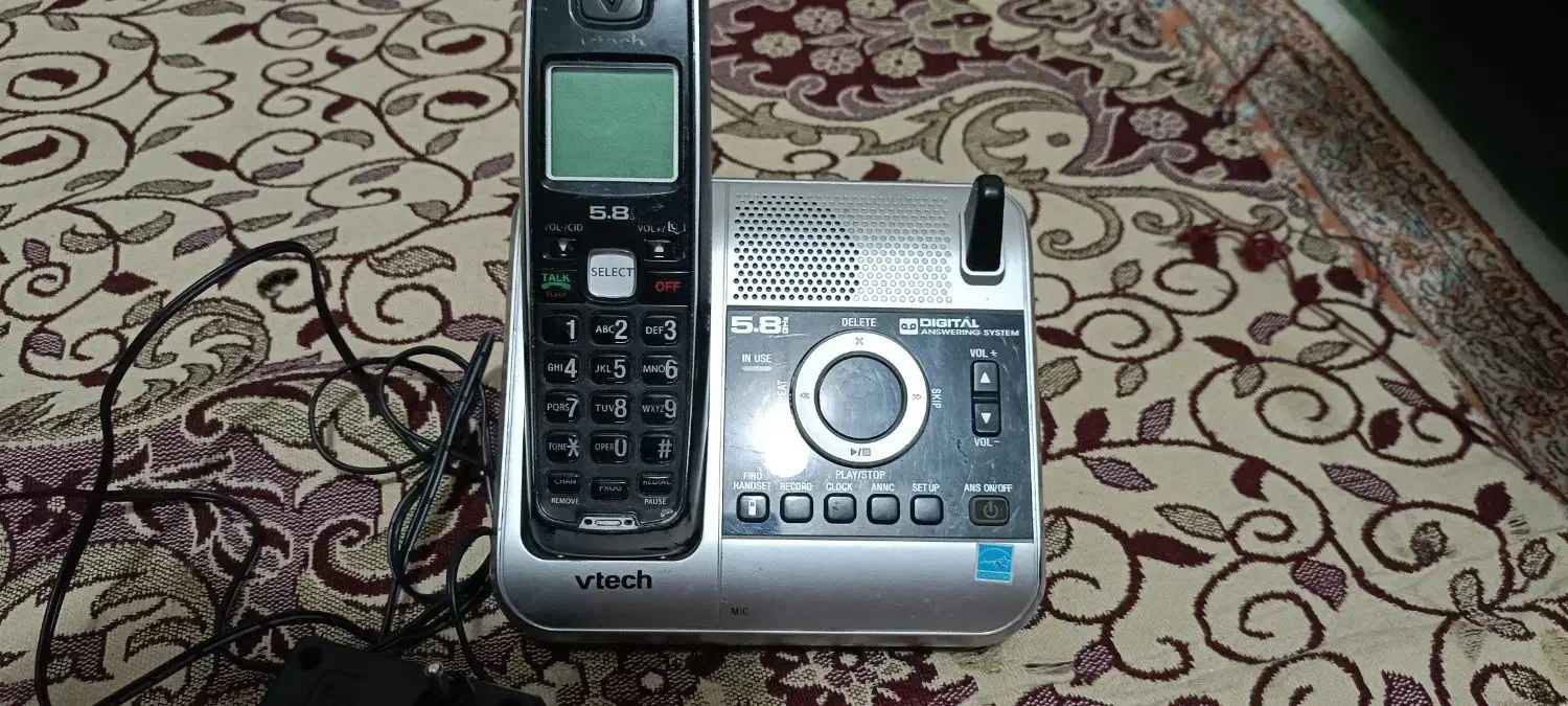 تلفن رومیزی بی‌سیمی وی تکVTech|تلفن رومیزی|شیراز, آبیاری|دیوار