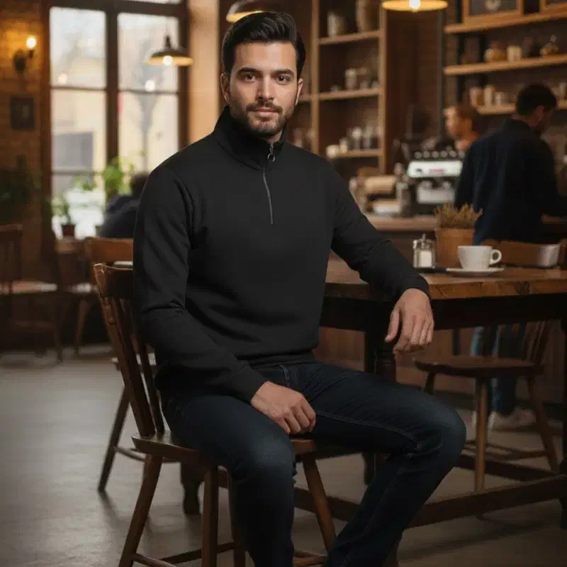 پلیور و دورس مردانه نیم زیپ مدل Behbod|لباس|رشت, امین الضرب|دیوار