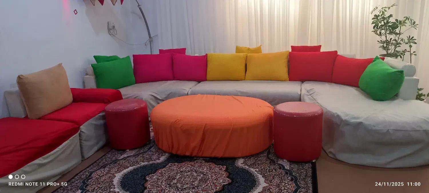 مبلمان 12 نفره|مبلمان خانگی و میز عسلی|اهواز, کوی پلیس|دیوار