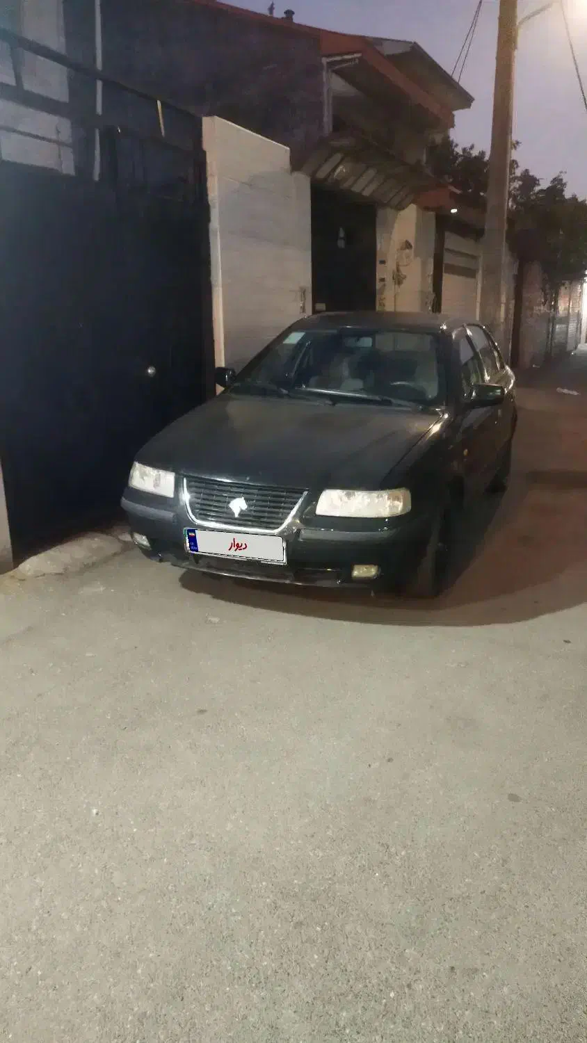 سمند ۸۴ مشکی|خودرو سواری و وانت|رشت, حمیدیان|دیوار