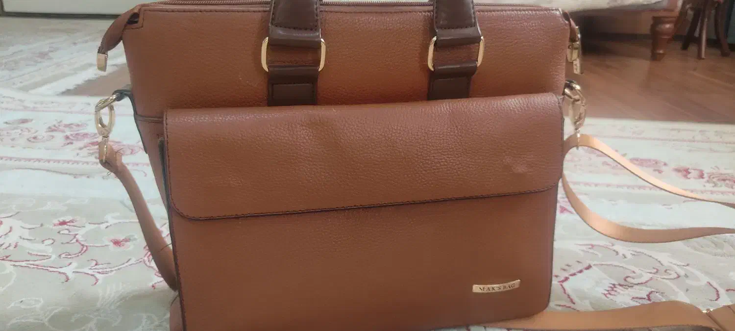 کیف چرم طبیعی اداری دانشجویی|کیف، کفش، کمربند|زنجان, |دیوار