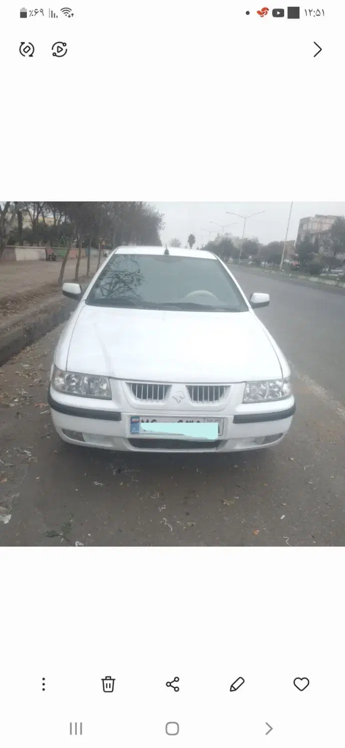 سمند الکس ۹۰ کارمندی|خودرو سواری و وانت|پارسآباد, |دیوار