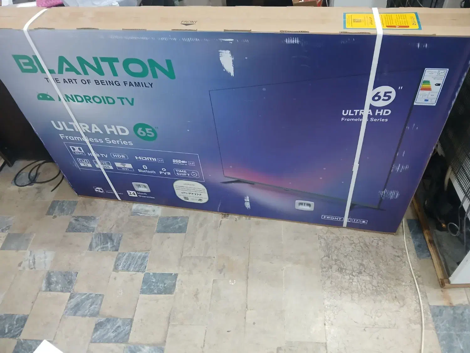 تلوزیون بلانتون ۶۵اینچ|تلویزیون و پروژکتور|خرمآباد, |دیوار