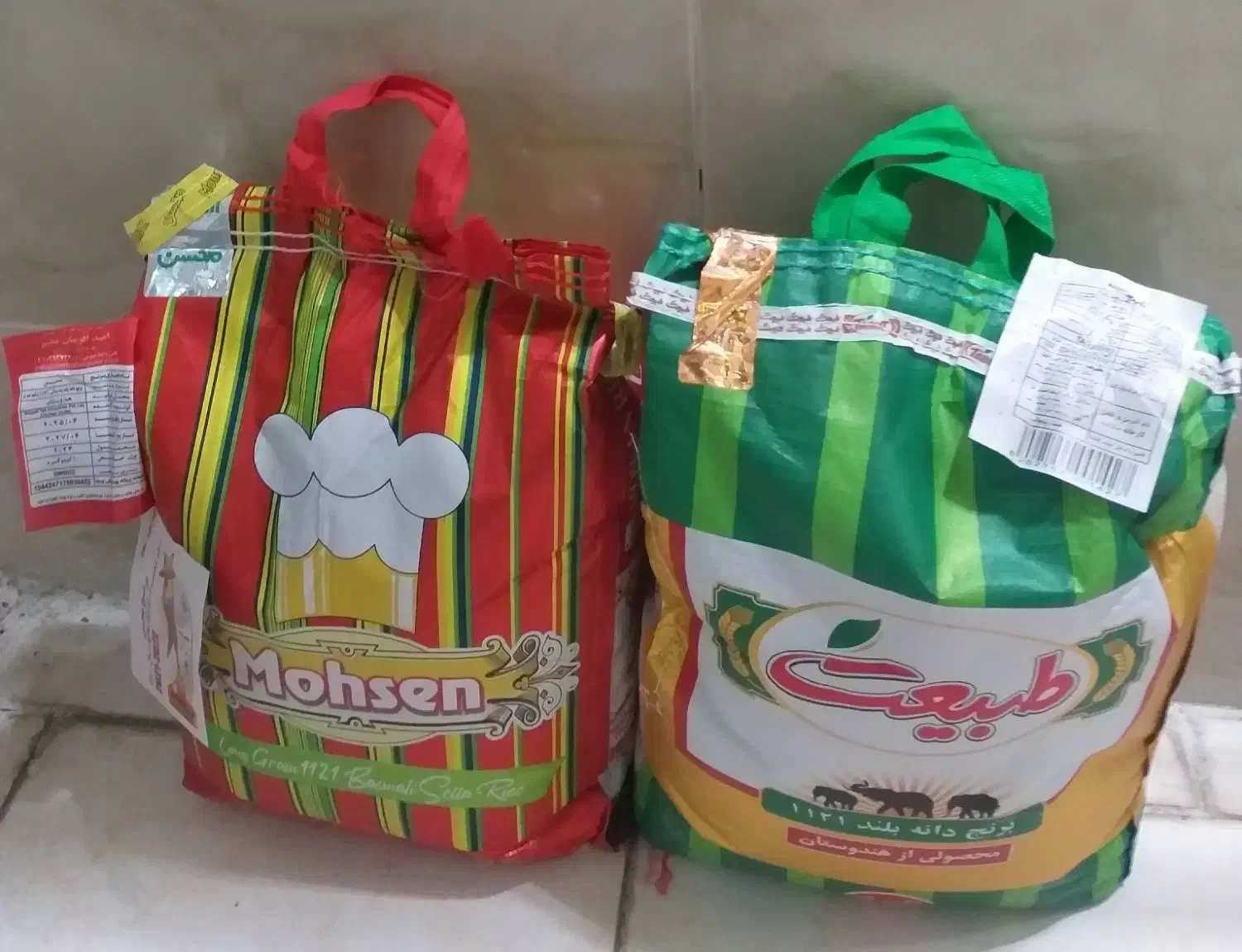 برنج طبیعت و محسن.۲ کیسه. تازه خریداری شده|خوردنی و آشامیدنی|تهران, آذری|دیوار