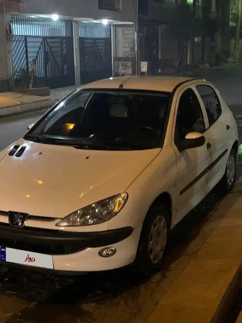 پژو ۲۰۶ تیپ ۲ سفید|خودرو سواری و وانت|محمودآباد, |دیوار