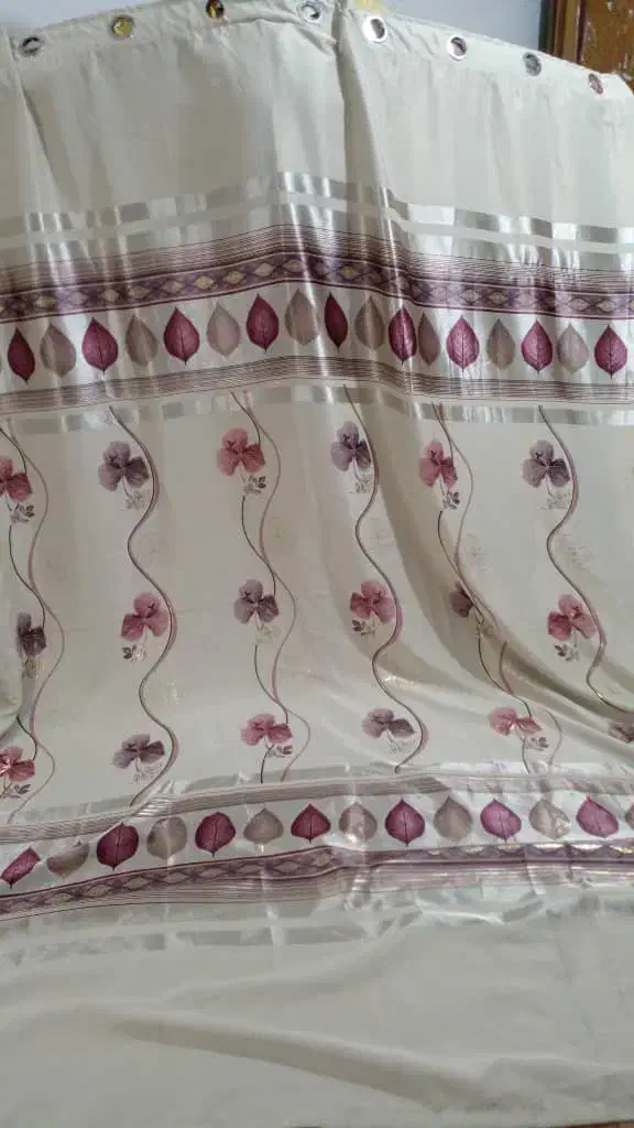 دوعدد پرده تمیز|پرده، رانر، رومیزی|بندر گناوه, |دیوار