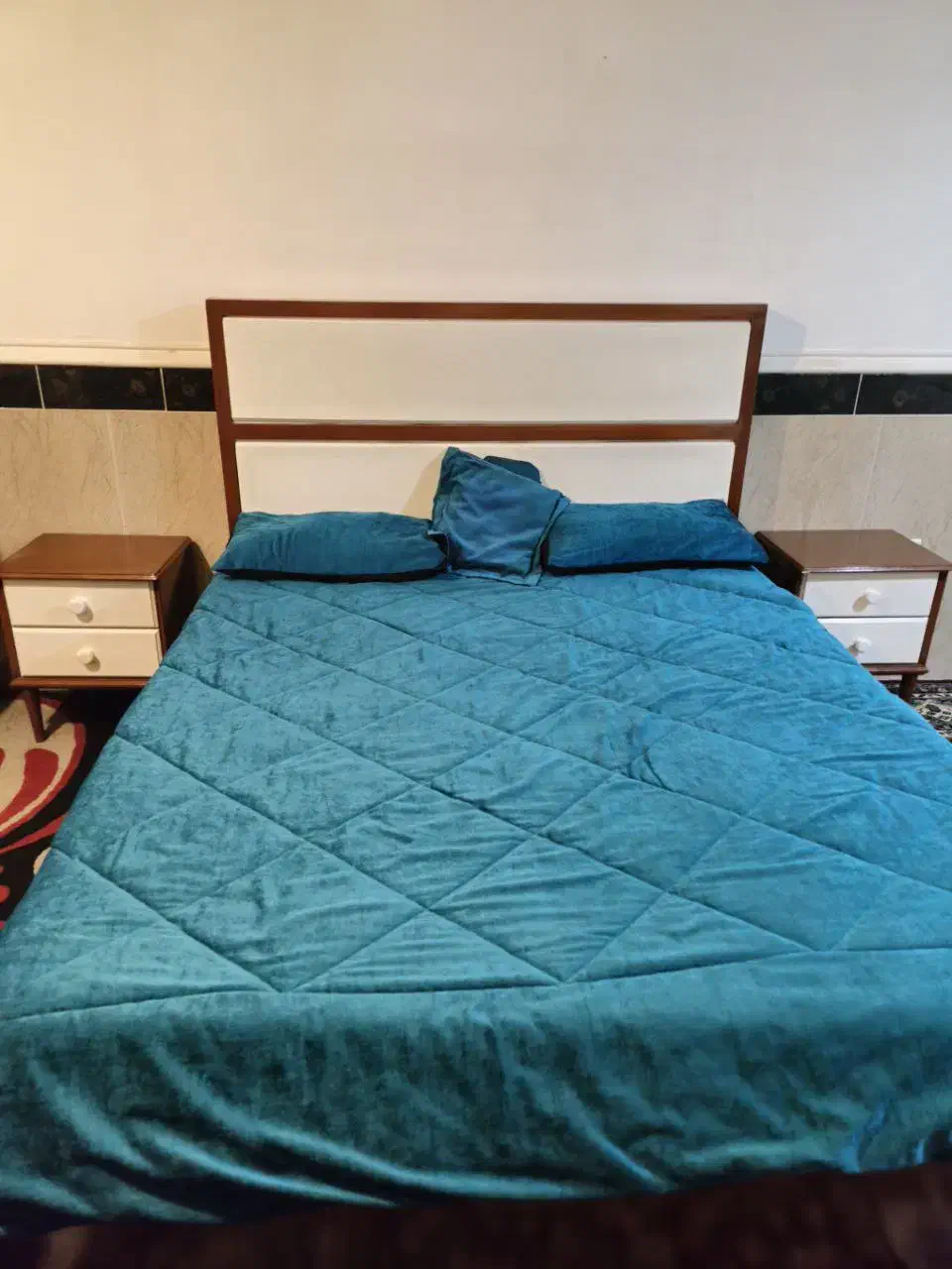 تخت خواب دو نفره|تخت و سرویس خواب|بندر گناوه, |دیوار