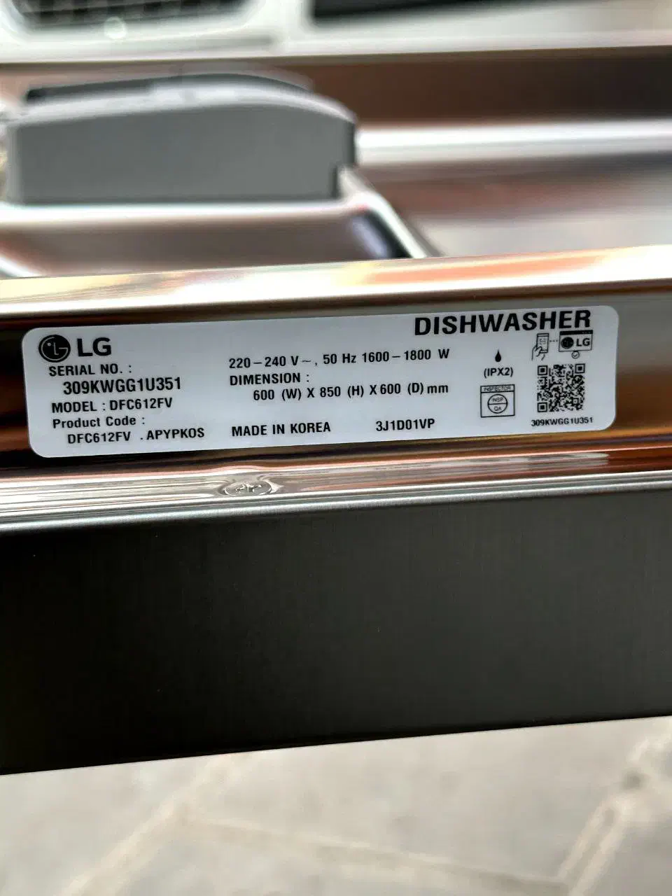 ظرفشویی الجی ساخت و مونتاژ کره قیمت بسیار مناسب|ماشین ظرفشویی|بانه, |دیوار