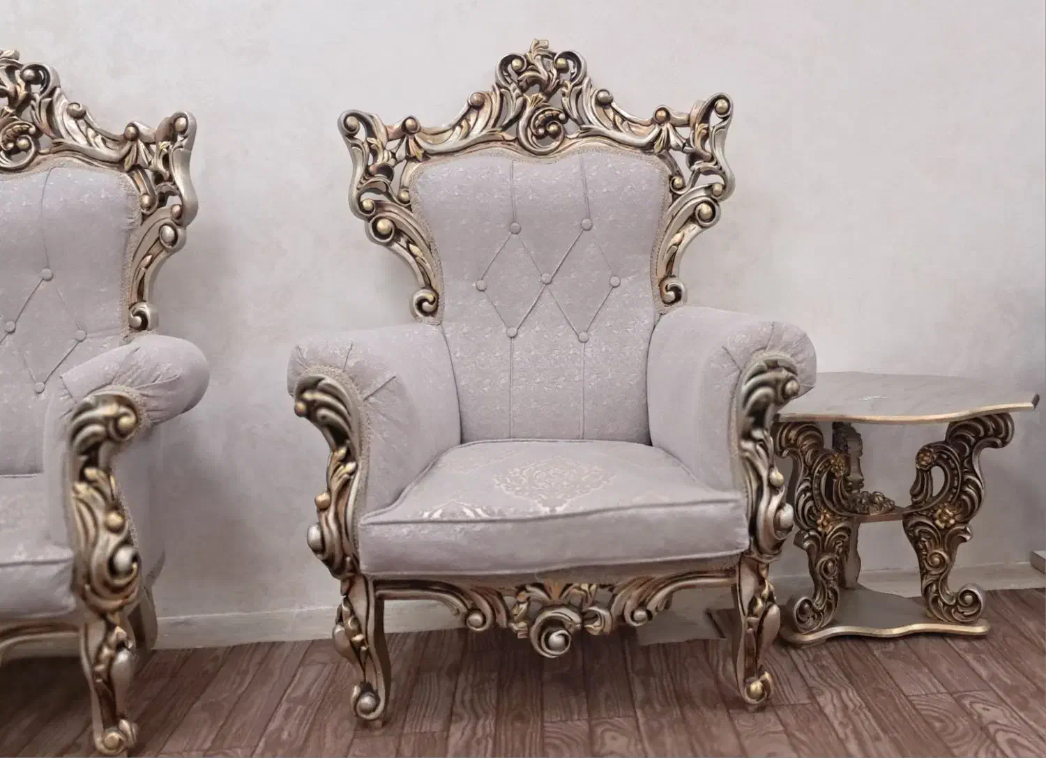 فروش مبل سلطنتی ۹ نفره چوب راش|مبلمان خانگی و میز عسلی|پارس‌آباد, |دیوار