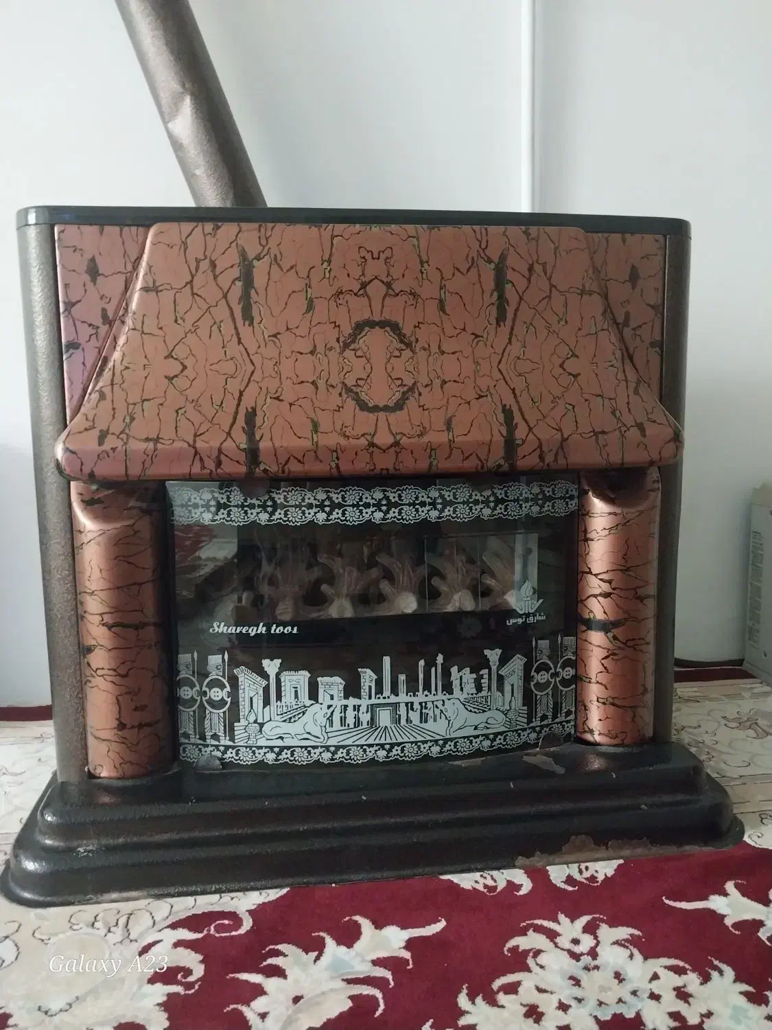 بخاری شومینه|بخاری، هیتر، شومینه|قوچان, |دیوار