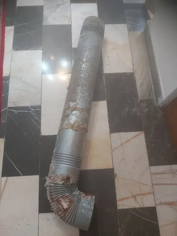 لوله بخاری دهنه ۱۵ سانت|بخاری، هیتر، شومینه|ساری, |دیوار