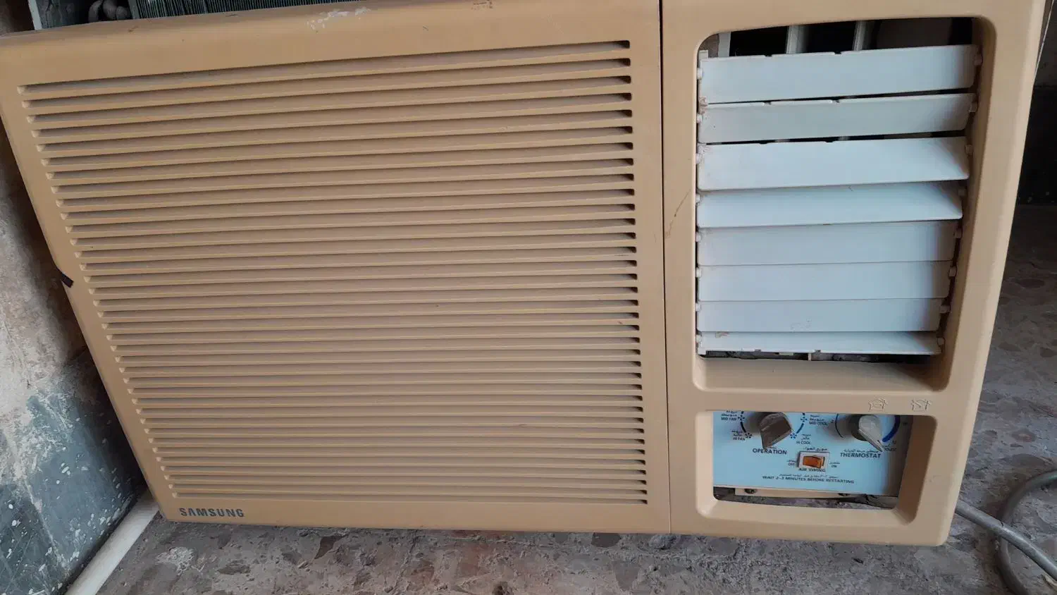 کولر گازی ۲۴ هزار سامسونگ کره ای|کولر گازی و فنکوئل|اهواز, کمپلو شمالی|دیوار