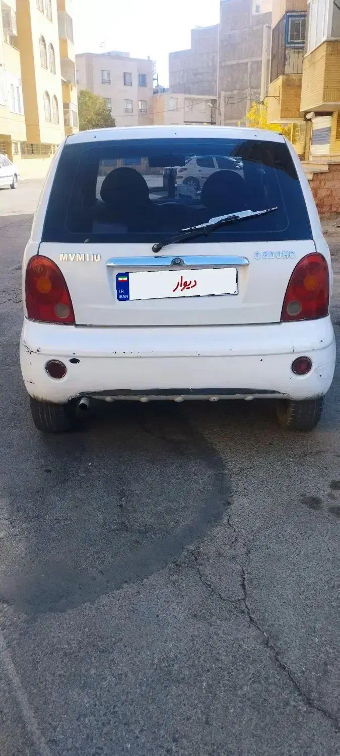 ام وی ام 110سه سیلندر|خودرو سواری و وانت|اراک, |دیوار