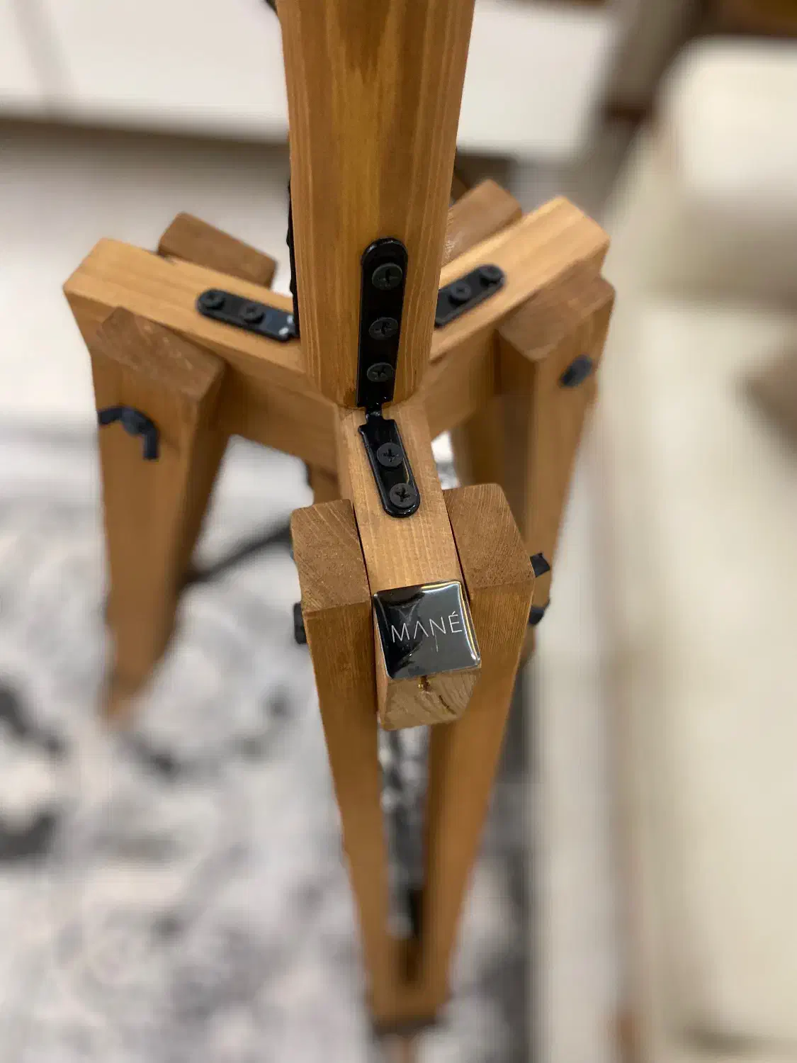 آباژور مدرن تلسکوپی برند چوبی نو|چراغ خواب و آباژور|محمدیه-قزوین, |دیوار