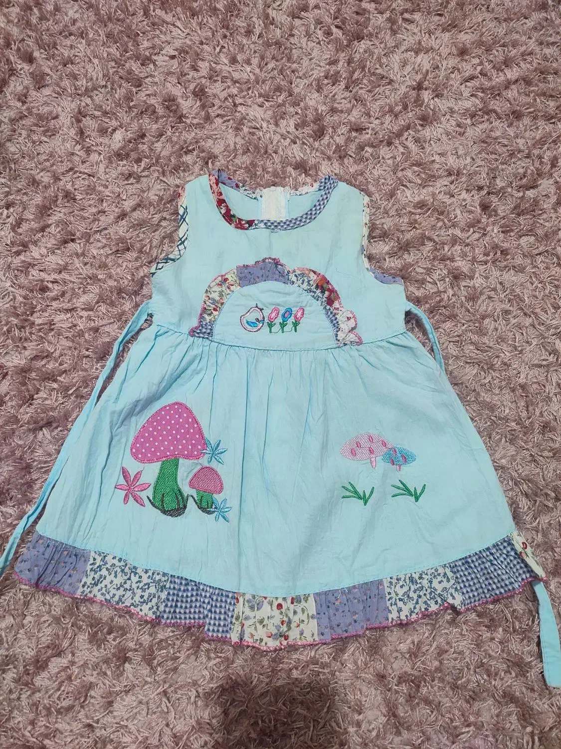 پیراهن دخترونه مناسب حدود یک سال|کفش و لباس بچه|جیرفت, |دیوار