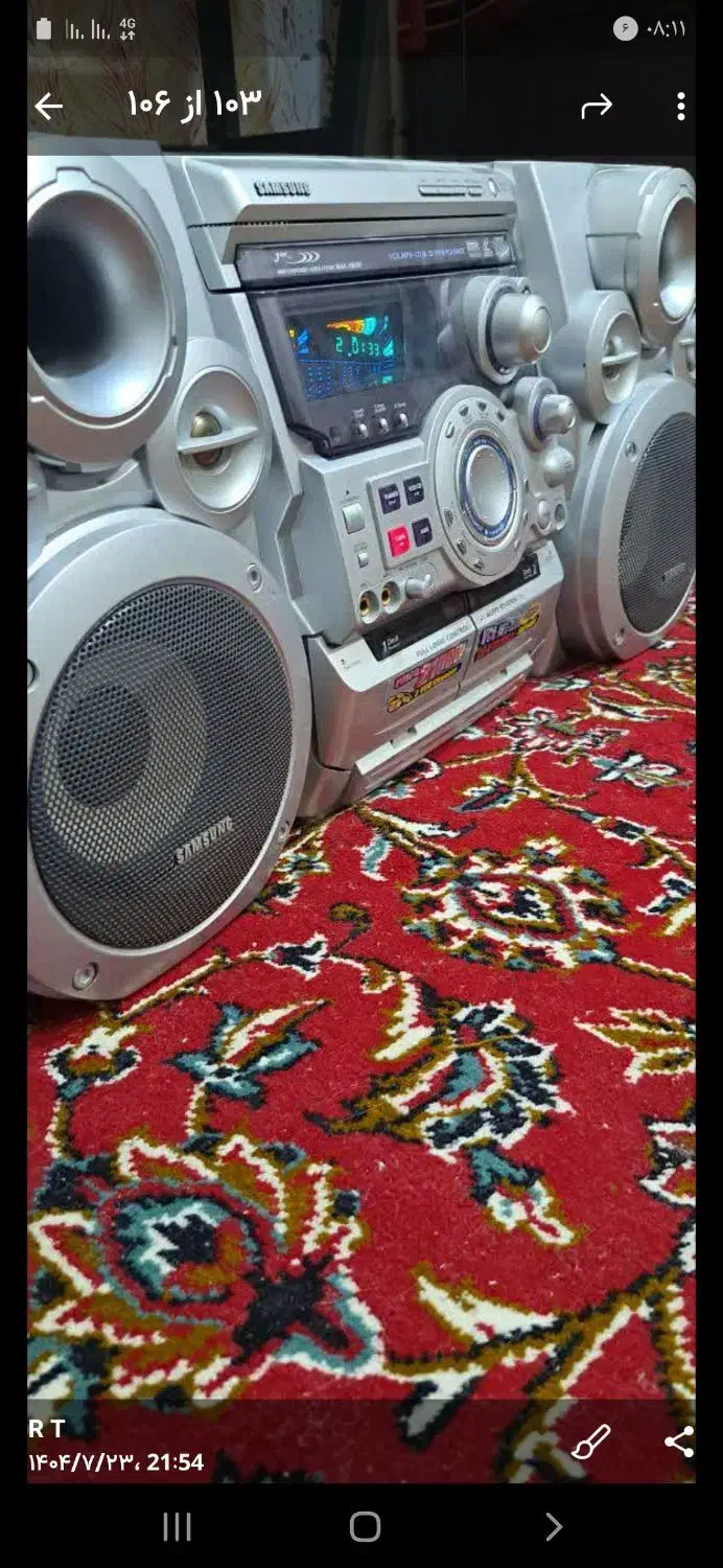 رادیو ضبط سامسونگ ۲۱۰۰وات|سیستم صوتی خانگی|کاشان, راوند|دیوار