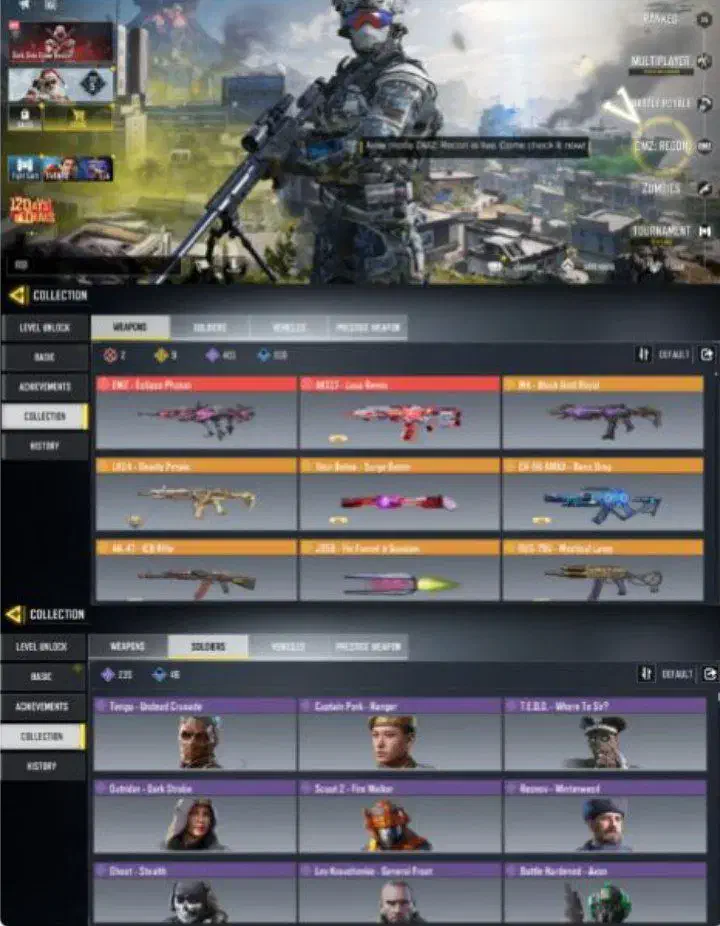 اکانت لول ۴۰۰|کنسول، بازی ویدئویی و آنلاین|شهریار, شهرک وائین|دیوار