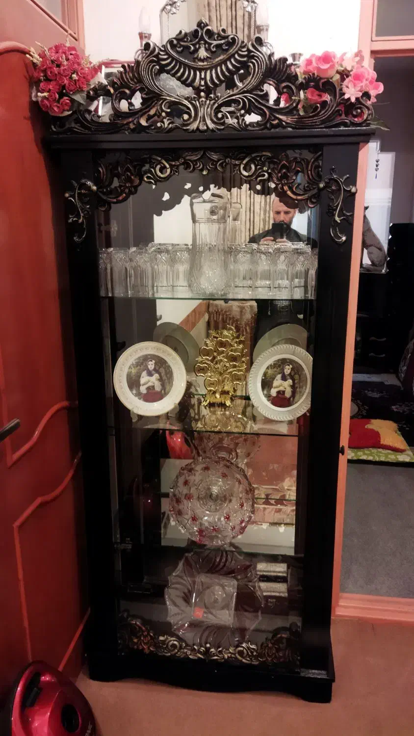 بوفه ویترین ایستاده|بوفه، ویترین، کنسول|بهشهر, |دیوار