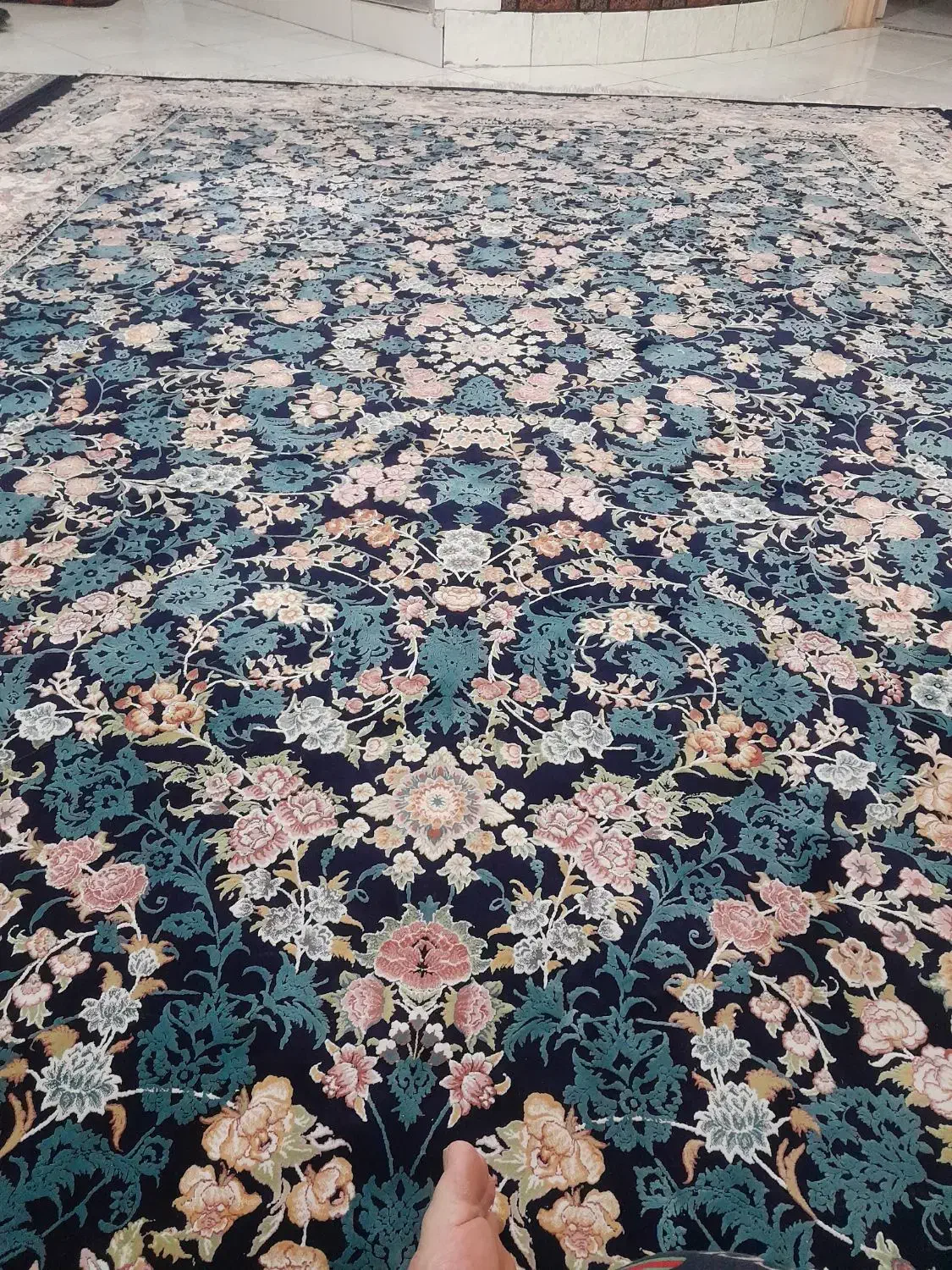 یک جفت فرش ۹ متری ۱۲۰۰ شانه|فرش|رباط‌کریم, رباط‌کریم|دیوار