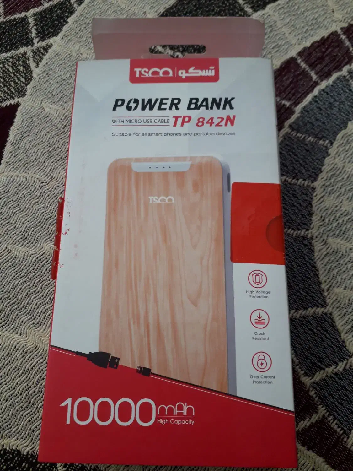 پاور بانک تسکو ۱۰۰۰۰ میلی آمپر نو|لوازم جانبی موبایل و تبلت|قم, کلهری|دیوار