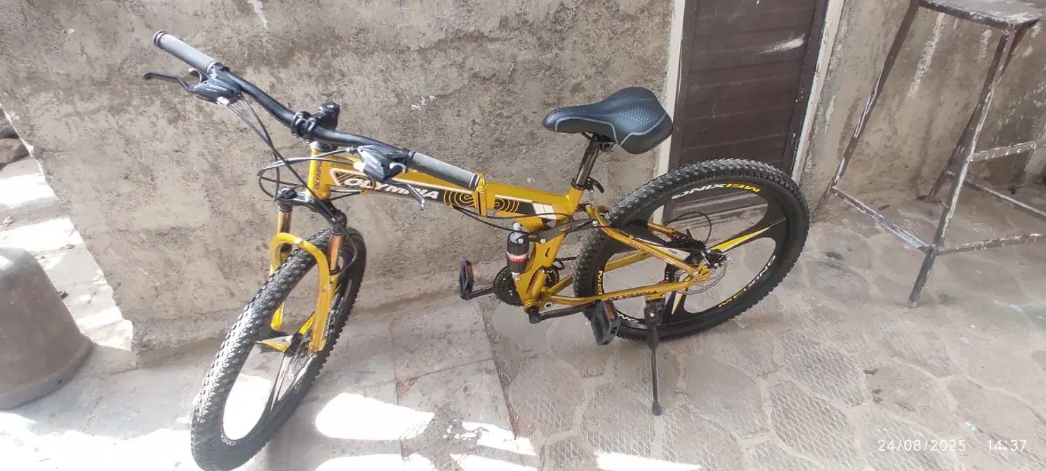 دوچرخه 26 دنده ای تاشو مدل المپیا 2025|دوچرخه، اسکیت، اسکوتر|خاش, |دیوار