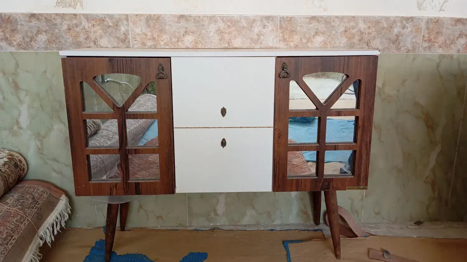 جاکفشی و میز تلویزیون جفتش نو درحد|جاکفشی، کمد، دراور|چناران, |دیوار