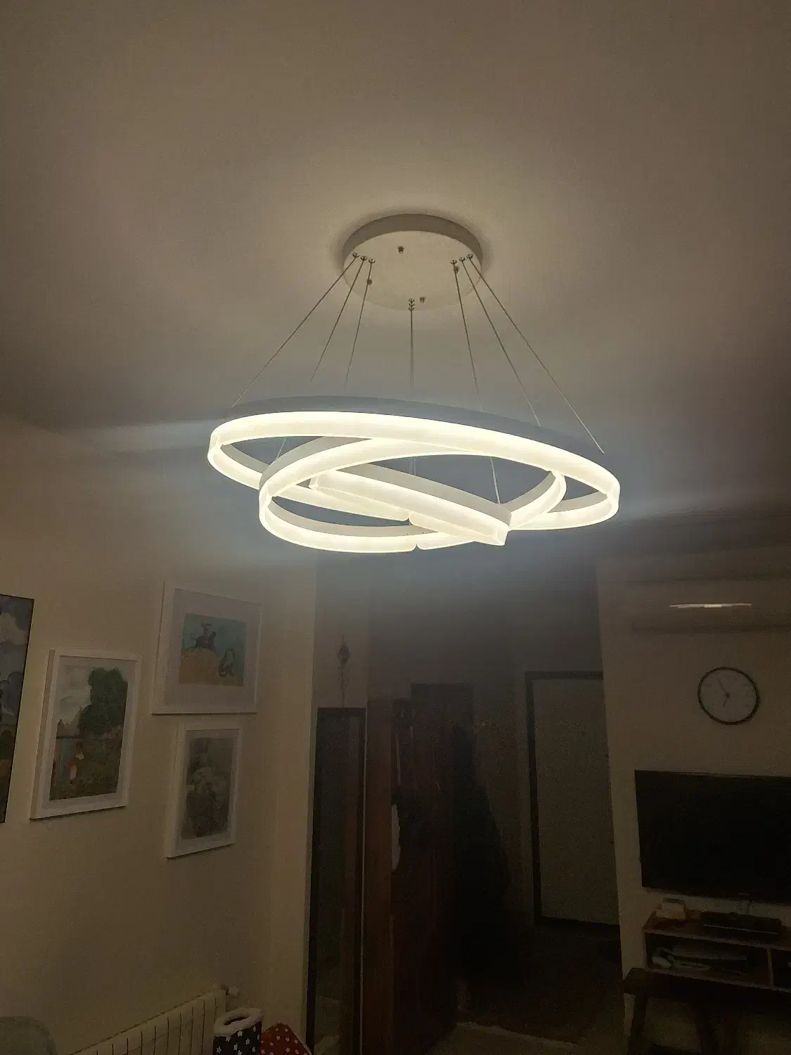 لوستر مدل کهکشانی سه شعله و یک شعله|لوستر و چراغ آویز|تهران, کوی بیمه|دیوار