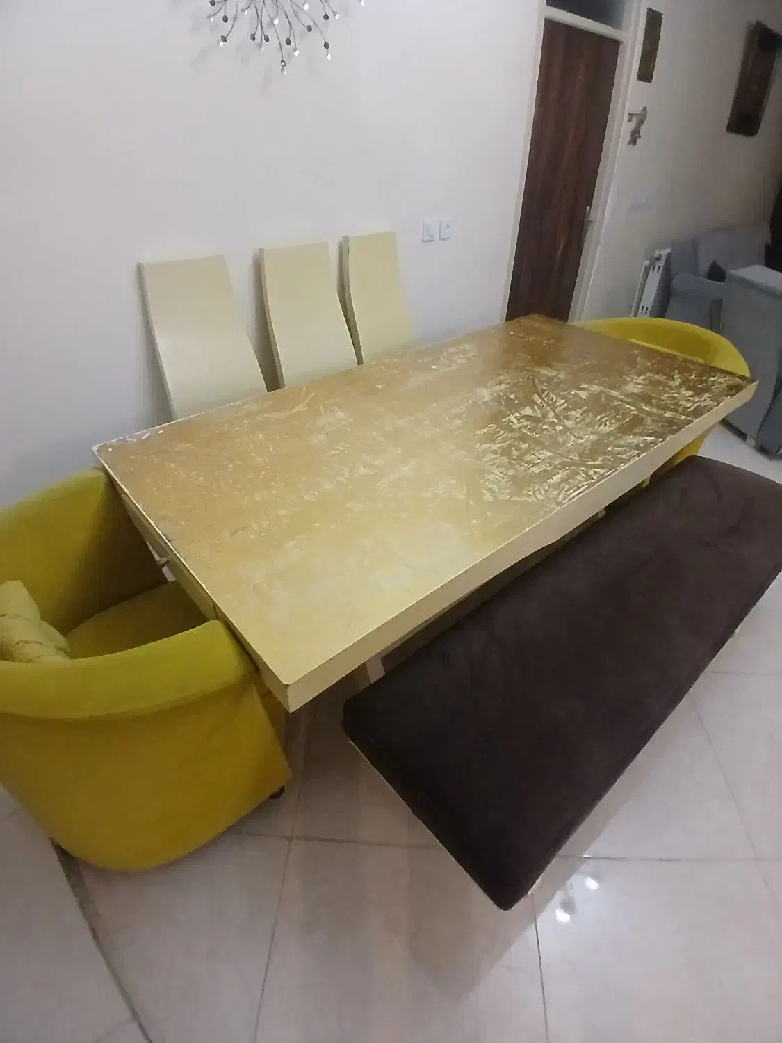 میز ناهارخوری خوری|میز و صندلی غذاخوری|تبریز, |دیوار