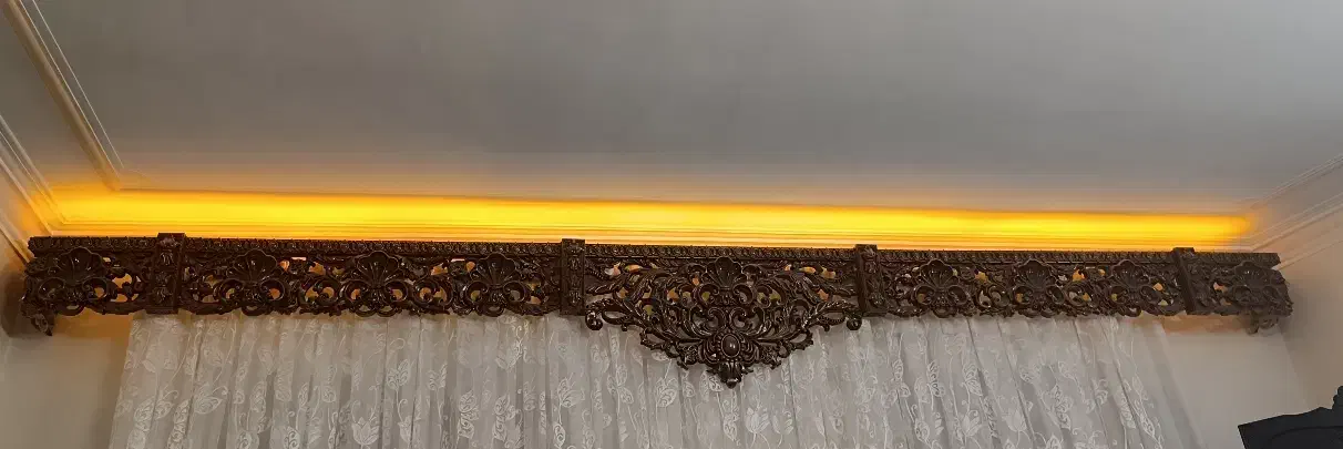 قاب پرده|پرده، رانر، رومیزی|رودهن, |دیوار