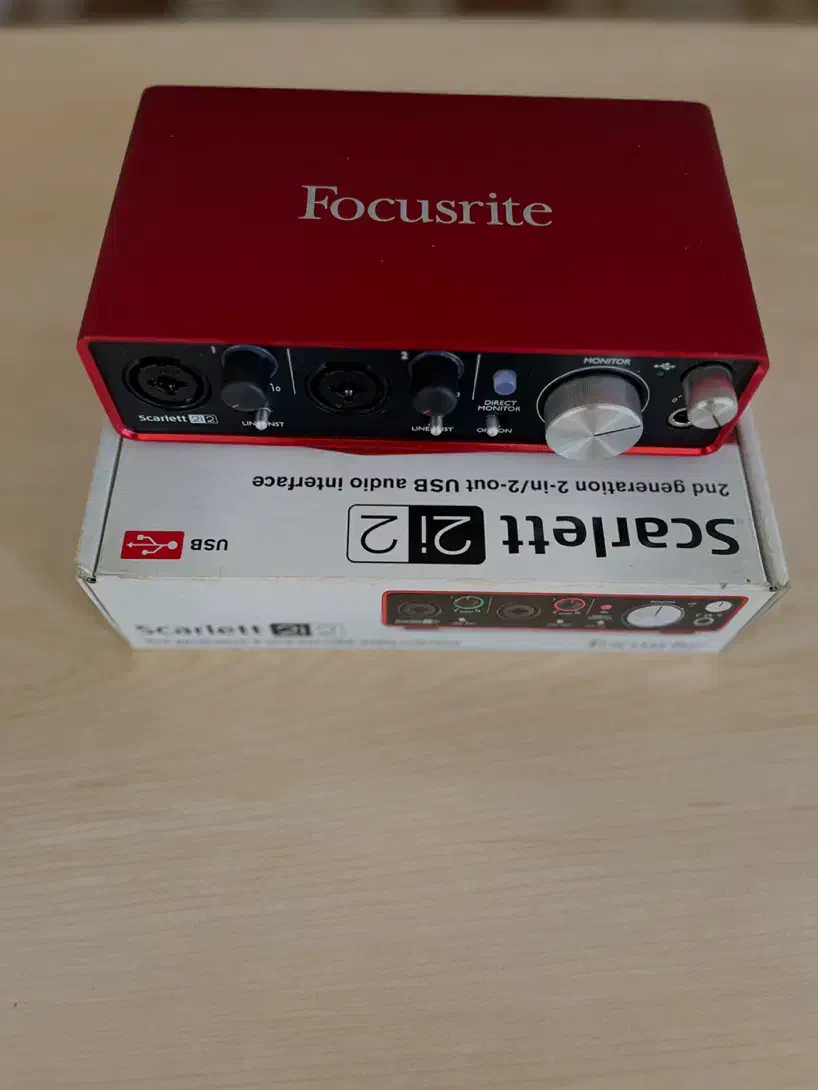 فروش کارت صدا فوکوسرایت نسل دوم مدل2i4|آلات موسیقی|بجنورد, |دیوار