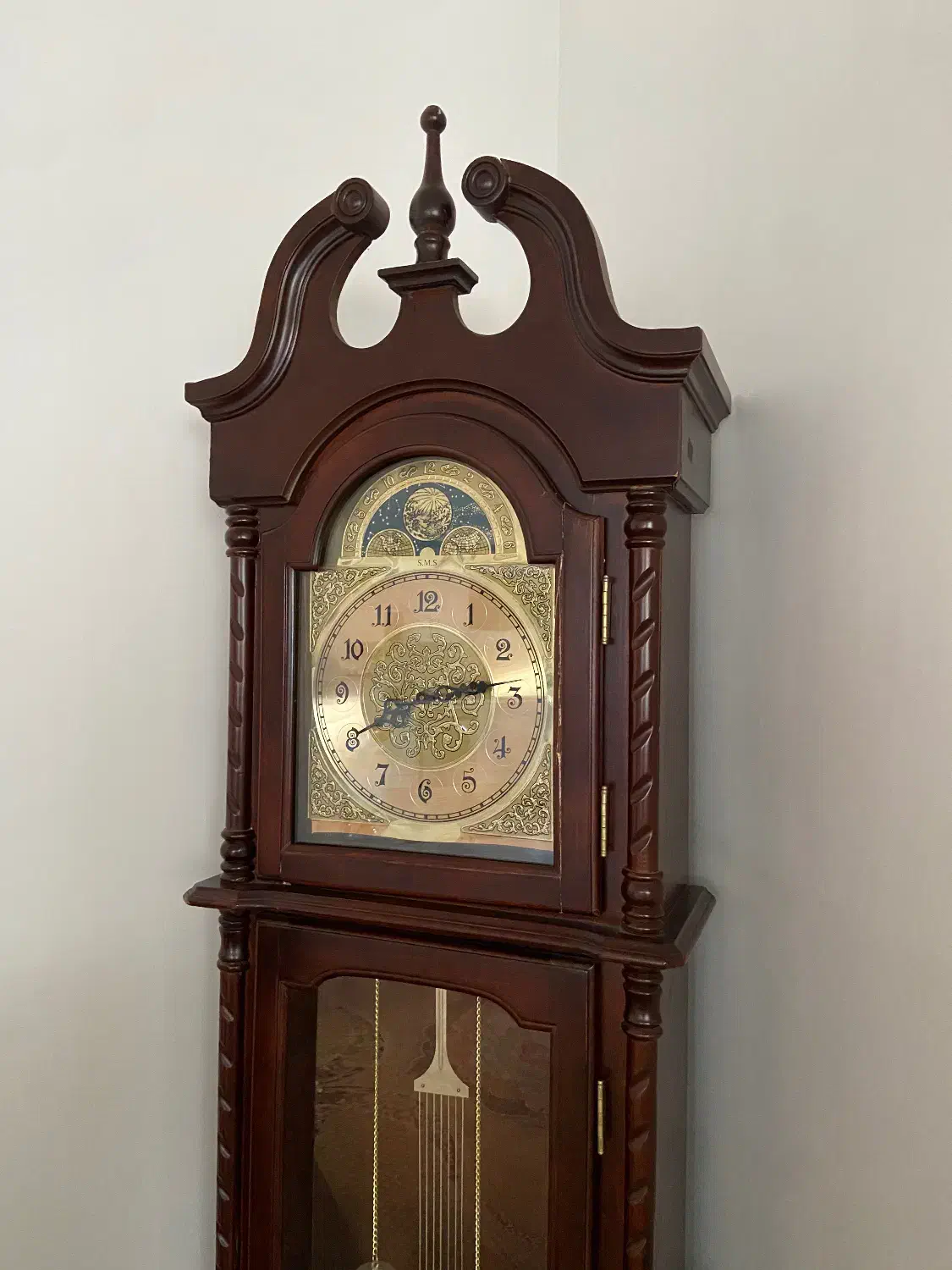 ساعت ایستاده تمام چوب زیبا|ساعت دیواری و تزئینی|اردبیل, |دیوار