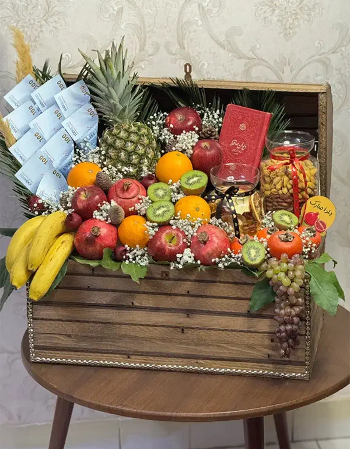 صندوقچه ی یلدایی|صنایع دستی و سایر لوازم تزئینی|ری, فیروزآبادی|دیوار