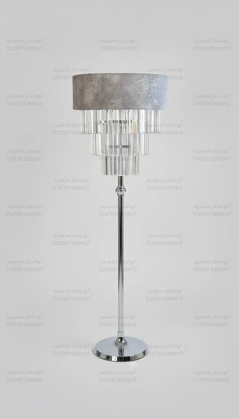 دو مدل لوستر ایستاده مدل آباژور کنارسالنی کریستالی|چراغ خواب و آباژور|تبریز, |دیوار
