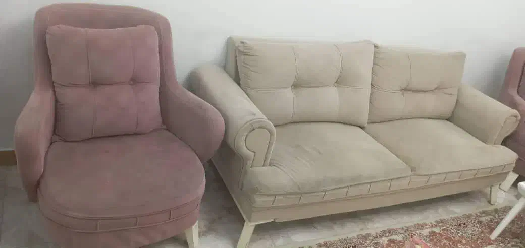 مبل ۷ نفره تمیز|مبلمان خانگی و میز عسلی|تهران, منیریه|دیوار