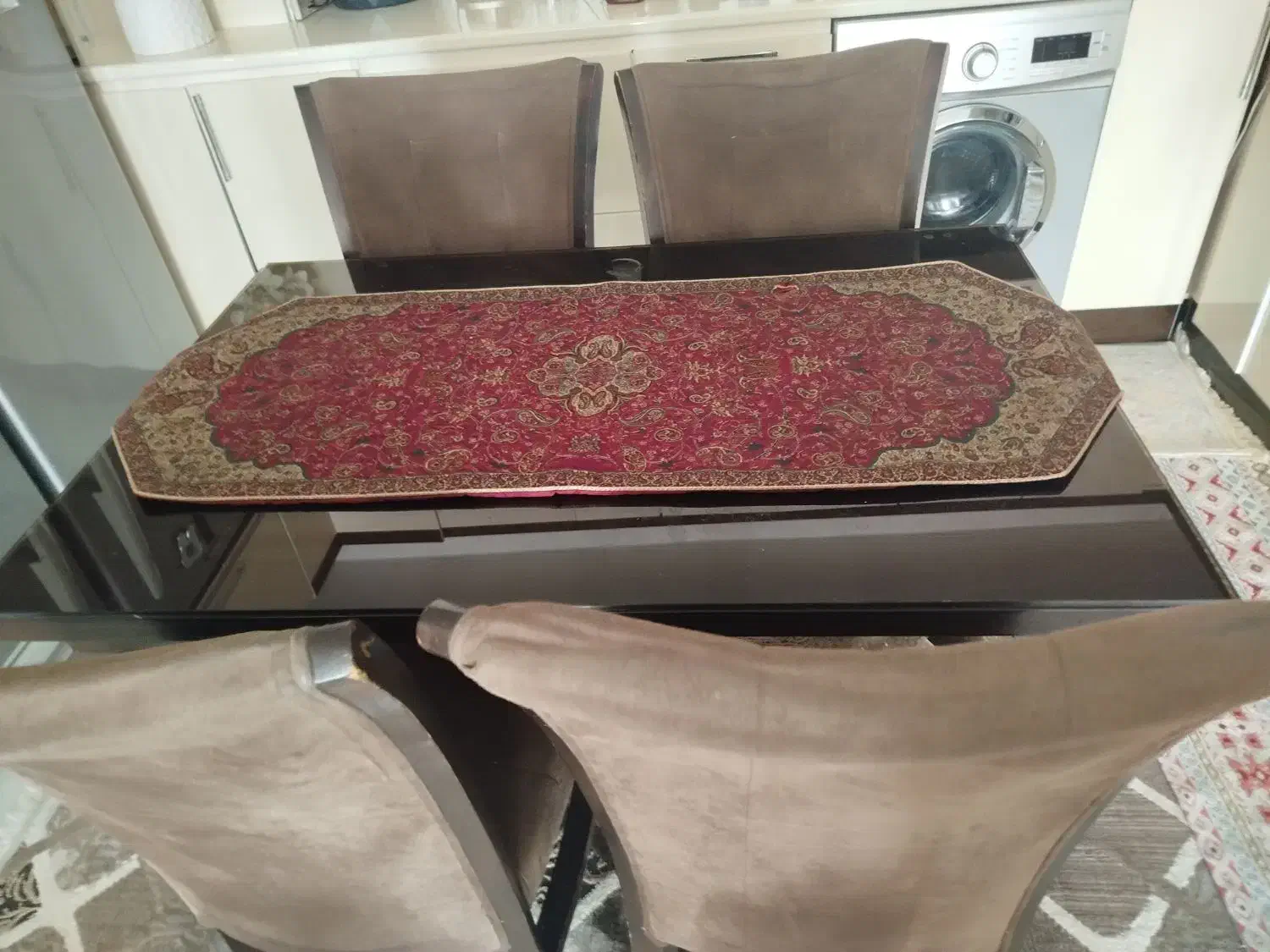 چوب|میز و صندلی غذاخوری|نقده, |دیوار