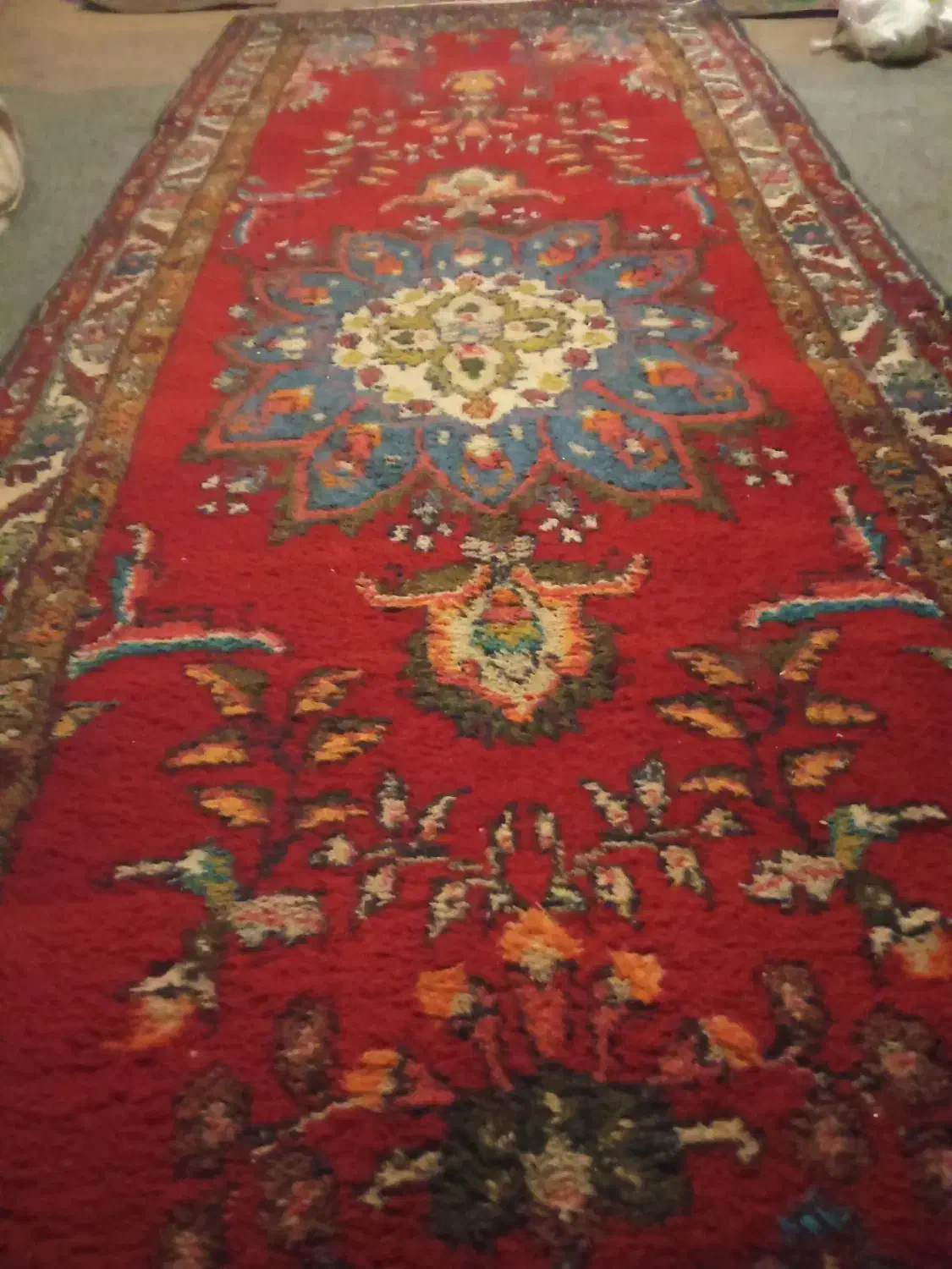 فرش دستباف کناره 130سانت در4متر|فرش|قم, شهر قائم|دیوار