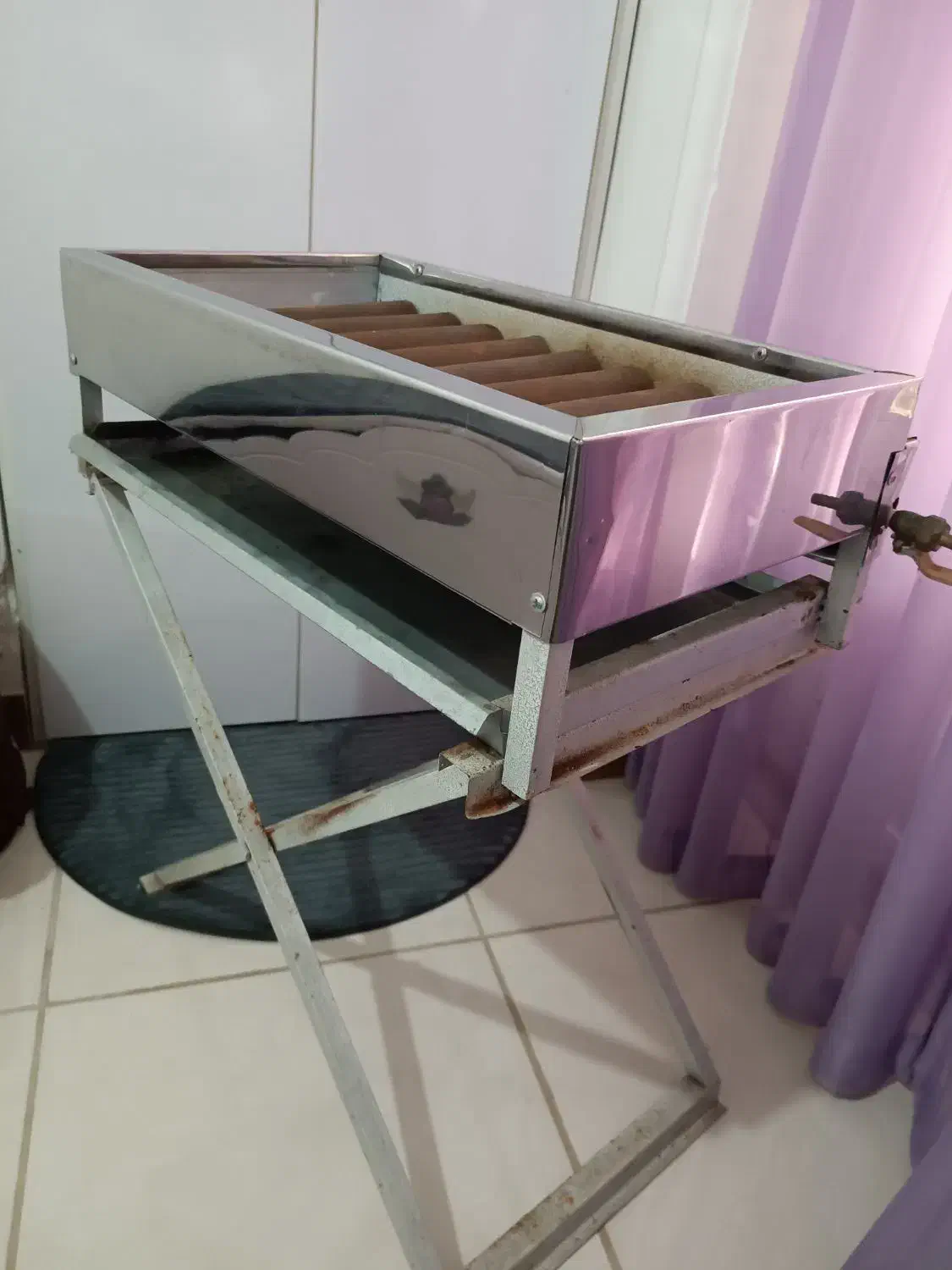 کباب پزگازی،استیل درجه یک،درحدنو|اجاق گاز و لوازم برقی پخت‌وپز|لاهیجان, پردسر|دیوار