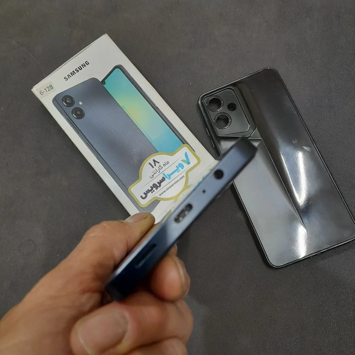 در حد نو  قیمت مناسب سامسونگ a06  گیگ 128 رام 6|موبایل|قرچک, شهرک طلائیه|دیوار