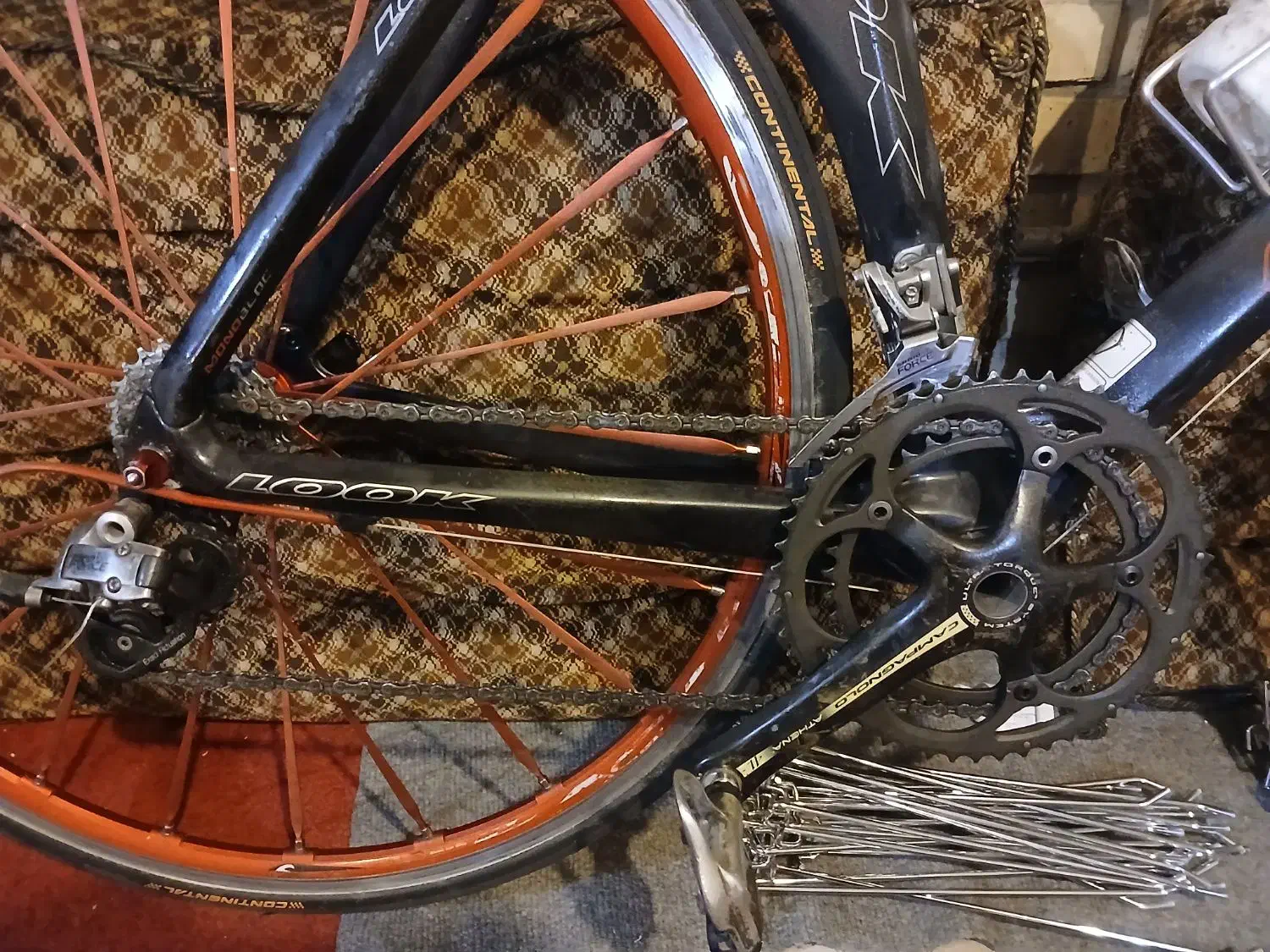 دوچرخه فول کربن کورسی لوک فرانسه|دوچرخه، اسکیت، اسکوتر|تبریز, |دیوار