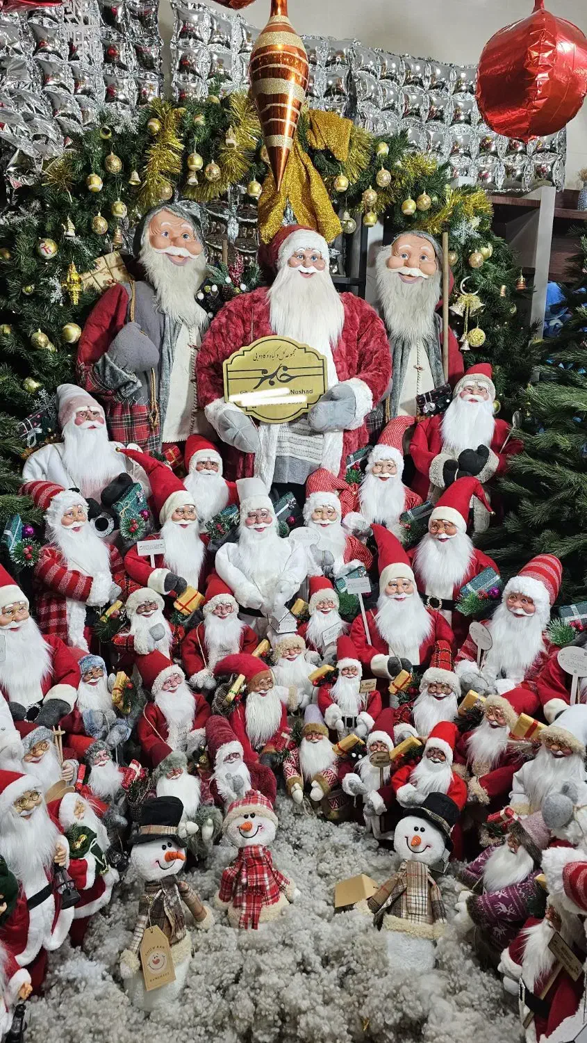 ماکت بابانوئل کریسمس|مجسمه، تندیس، ماکت|اصفهان, مهدی آباد|دیوار