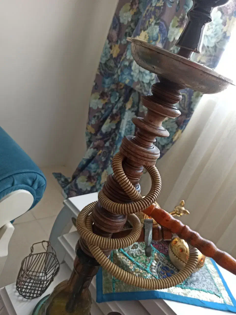 قلیان تنه چوبی|کلکسیون و سرگرمی|گرمدره, |دیوار