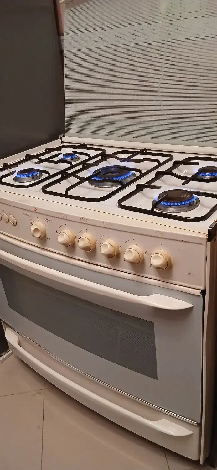 گازفردار ۵ شعله|اجاق گاز و لوازم برقی پخت‌وپز|کرج, شهرک بنفشه|دیوار