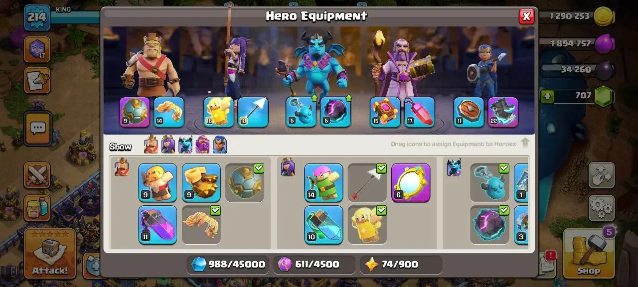 اکانت کلش آف کلنز|کنسول، بازی ویدئویی و آنلاین|قم, آذر (نکویی)|دیوار