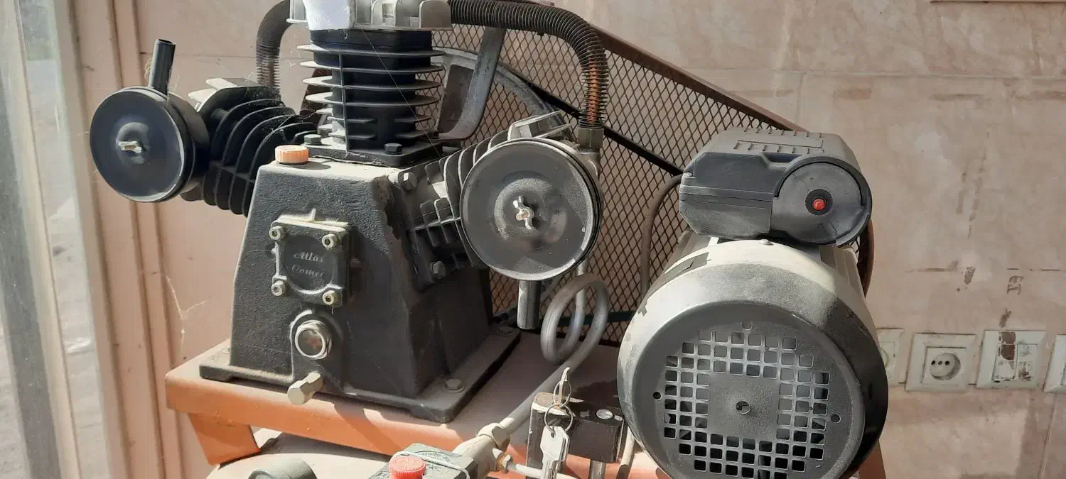 پمپ باد ۳۵۰ سه سیلندر|ابزارآلات|پارس‌آباد, |دیوار