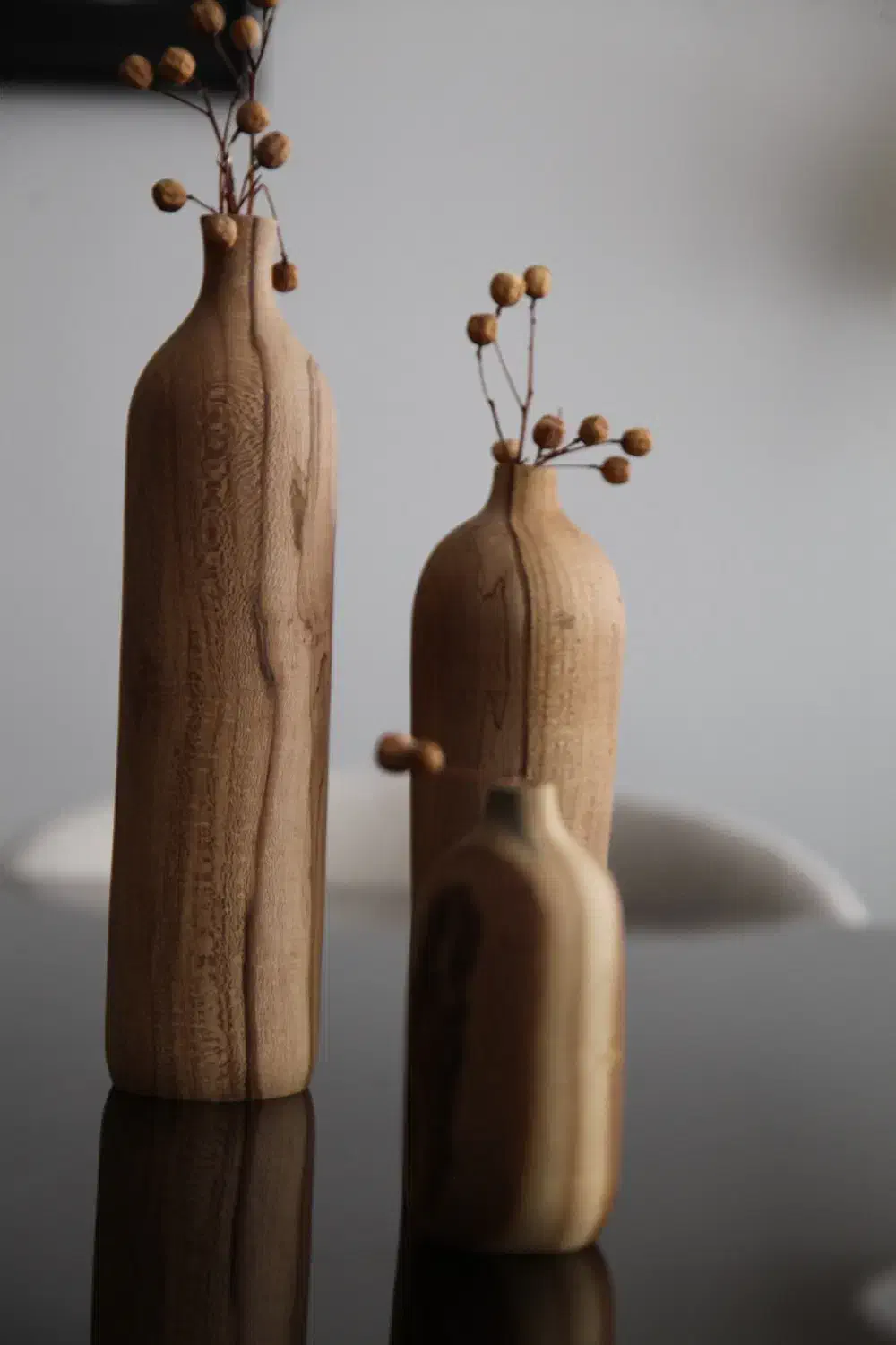 فروش آباژور،میز،شمعدان چوبی|چراغ خواب و آباژور|کرج, شهرک بنفشه|دیوار