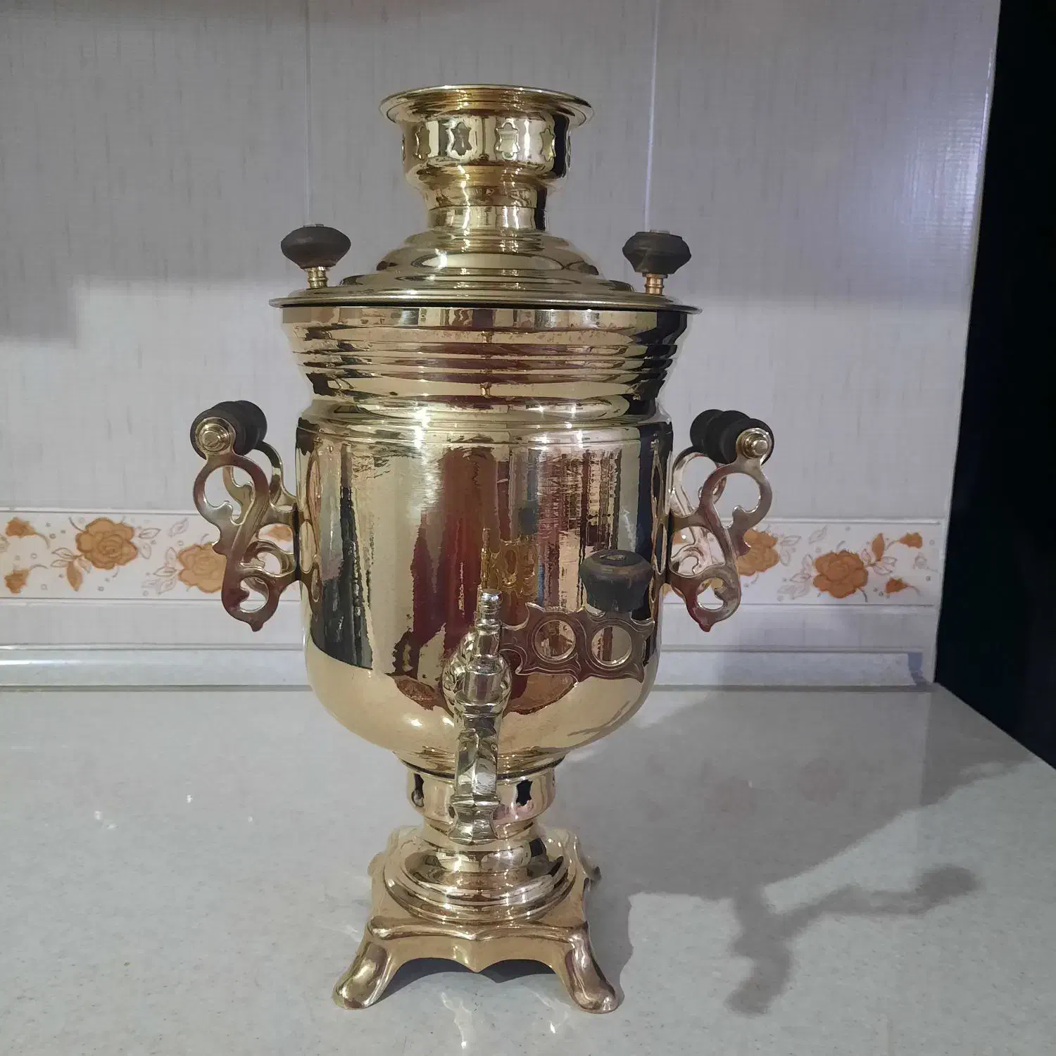 سماور ۳ لیتری روسی|سماور، چای‌ساز، قهوه‌ساز|مراغه, |دیوار