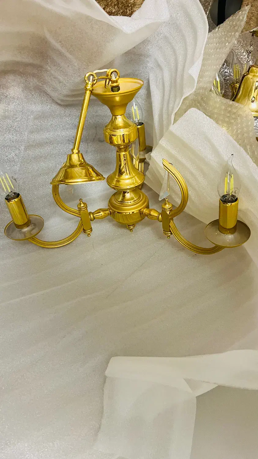 دوعدد لوستر|لوستر و چراغ آویز|بجنورد, |دیوار