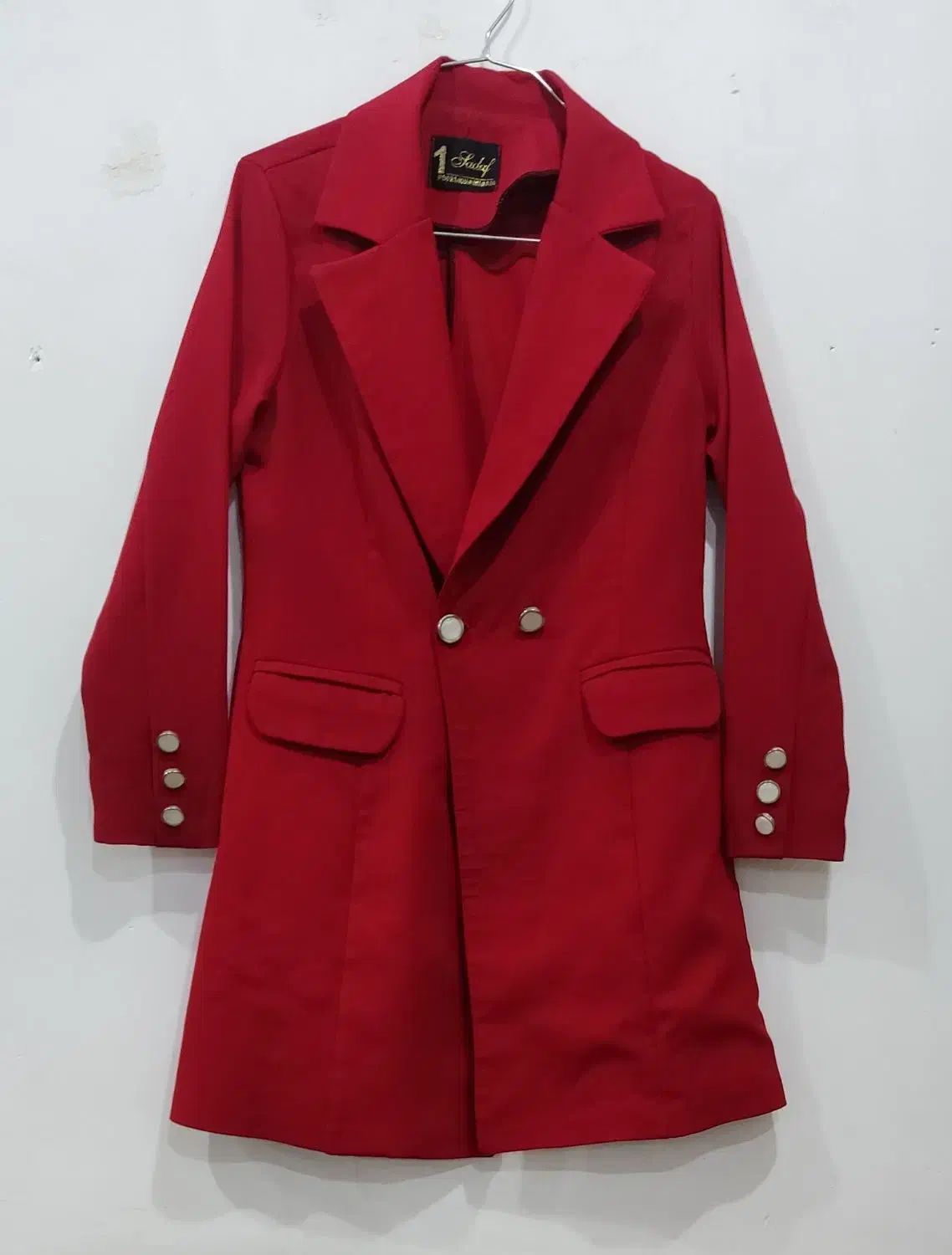 مانتو مدل کتی قرمز|لباس|بانه, |دیوار