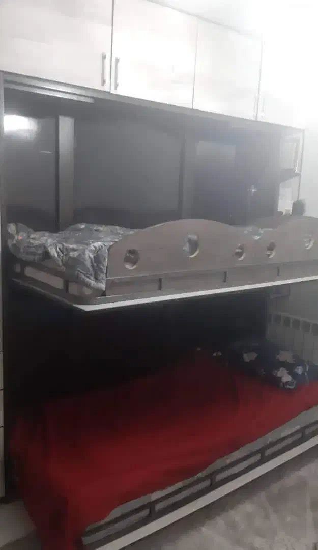 تخت خواب ۲طبقه کم جا|تخت و سرویس خواب|تهران, شهرک ولیعصر شمالی|دیوار